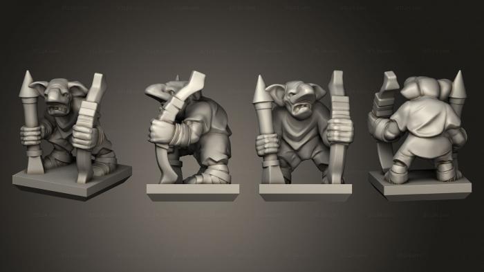Military figurines (Ogre Gnoblar 09, STKW_10463) 3D models for cnc