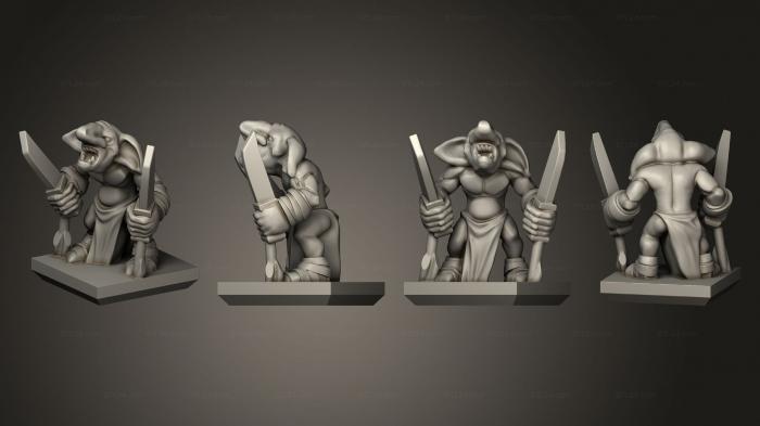Military figurines (Ogre Gnoblar 10, STKW_10464) 3D models for cnc