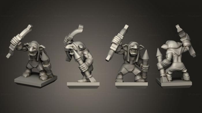 Military figurines (Ogre Gnoblar 15, STKW_10469) 3D models for cnc