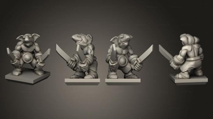 Military figurines (Ogre Gnoblar 17, STKW_10471) 3D models for cnc