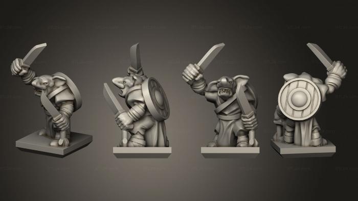Military figurines (Ogre Gnoblar 21, STKW_10475) 3D models for cnc