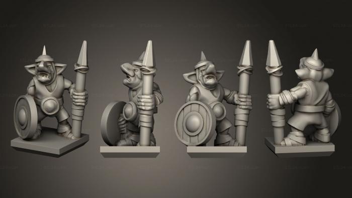 Military figurines (Ogre Gnoblar 22, STKW_10476) 3D models for cnc