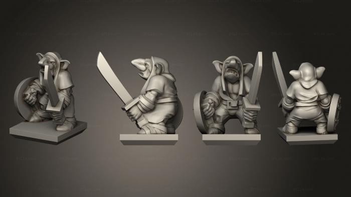 Military figurines (Ogre Gnoblar 23, STKW_10477) 3D models for cnc