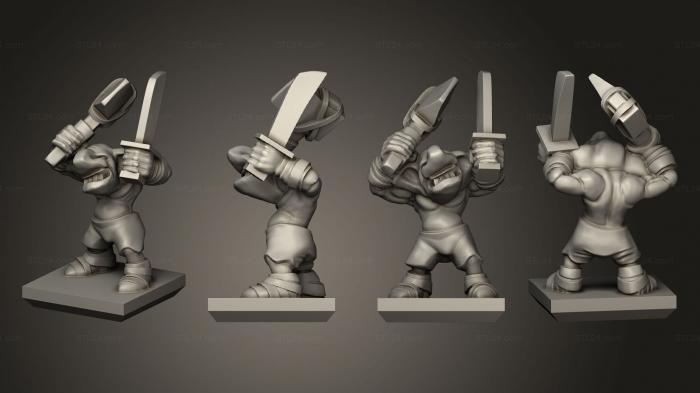 Military figurines (Ogre Gnoblar 25, STKW_10479) 3D models for cnc
