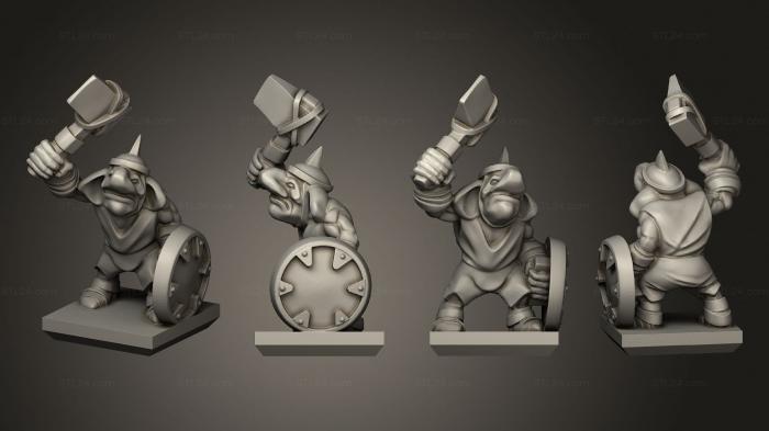 Military figurines (Ogre Gnoblar 35, STKW_10489) 3D models for cnc