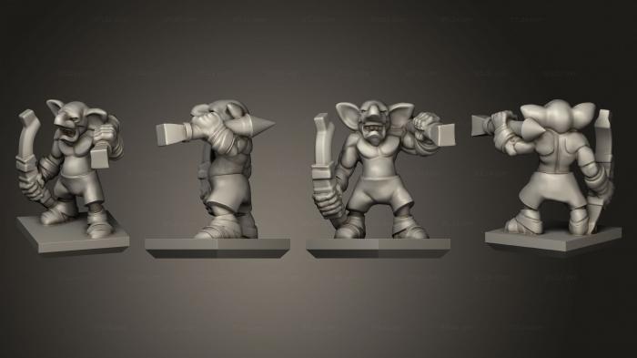 Military figurines (Ogre Gnoblar 36, STKW_10490) 3D models for cnc