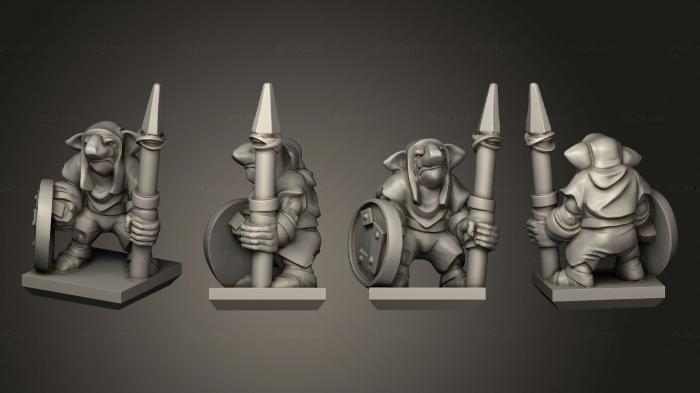 Military figurines (Ogre Gnoblar 37, STKW_10491) 3D models for cnc