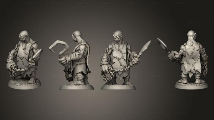 Military figurines (Ogre Hook Swain, STKW_10500) 3D models for cnc