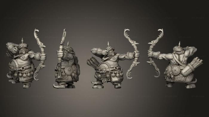 Military figurines (Ogre Hunter, STKW_10502) 3D models for cnc