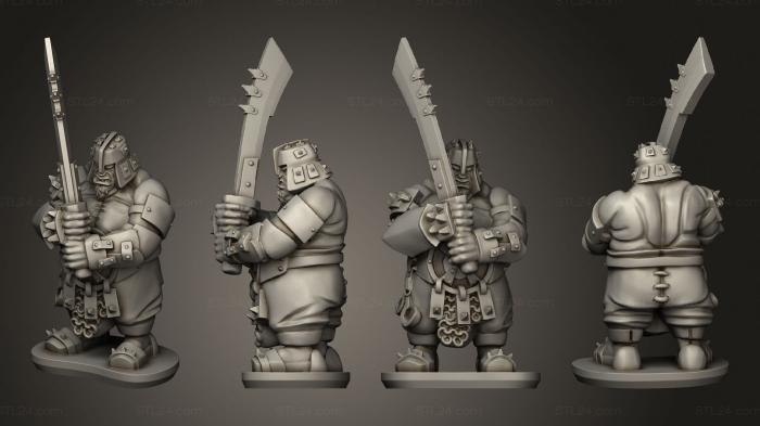 Military figurines (Ogre Irongut 01, STKW_10503) 3D models for cnc