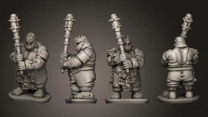 Military figurines (Ogre Irongut 03, STKW_10505) 3D models for cnc