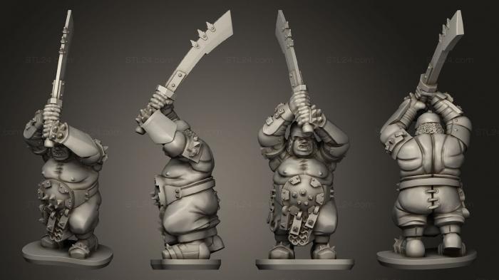 Military figurines (Ogre Irongut 06, STKW_10508) 3D models for cnc