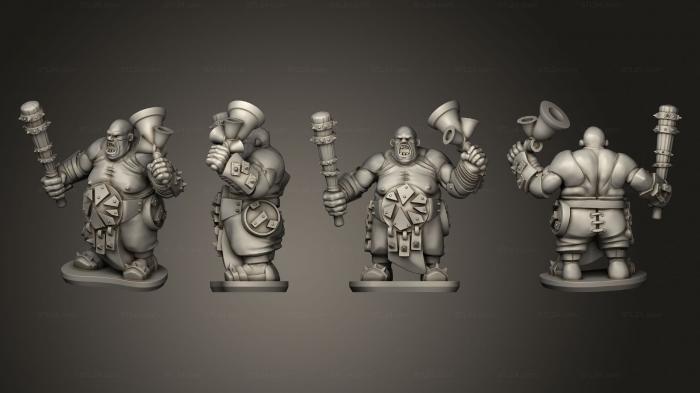 Military figurines (Ogre Irongut 10, STKW_10512) 3D models for cnc