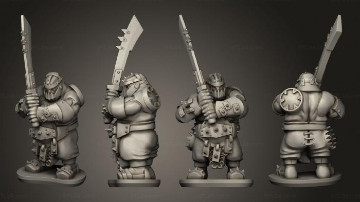 Military figurines (Ogre Irongut 12, STKW_10514) 3D models for cnc