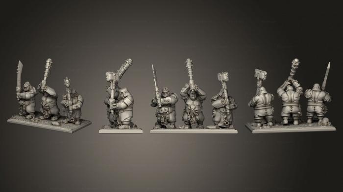 Military figurines (Ogre Irongut 16, STKW_10518) 3D models for cnc