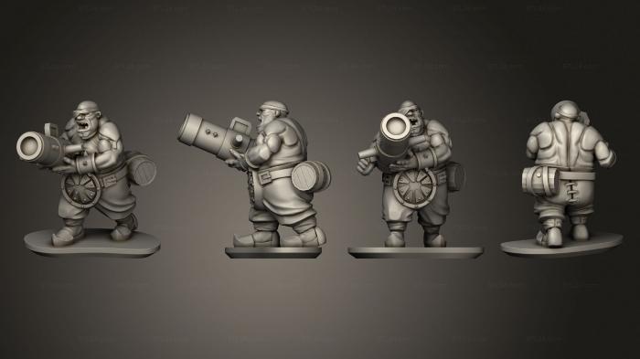 Military figurines (Ogre Leadbelcher 1, STKW_10520) 3D models for cnc