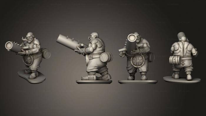 Military figurines (Ogre Leadbelcher 2, STKW_10521) 3D models for cnc