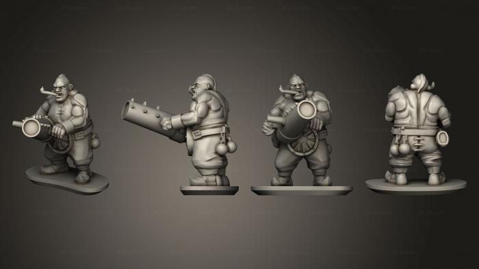 Military figurines (Ogre Leadbelcher 7, STKW_10526) 3D models for cnc