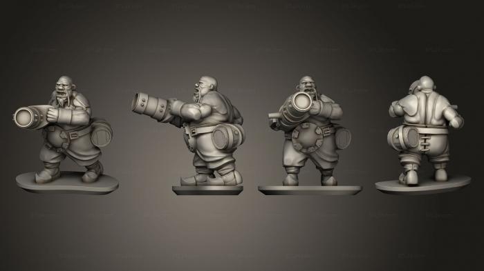 Military figurines (Ogre Leadbelcher 8, STKW_10527) 3D models for cnc