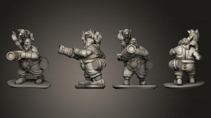 Military figurines (Ogre Leadbelcher 10, STKW_10529) 3D models for cnc