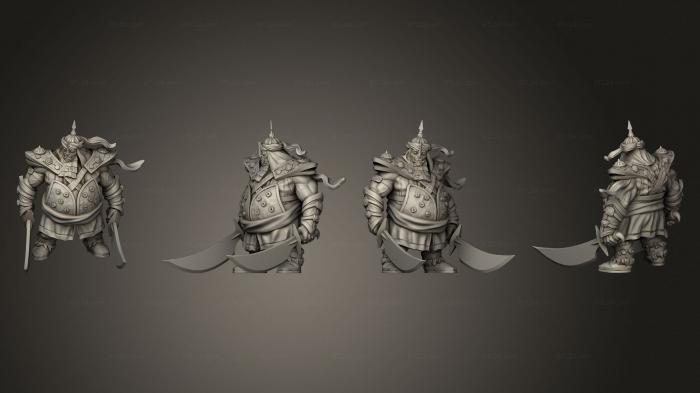 Military figurines (Ogre Leader, STKW_10531) 3D models for cnc