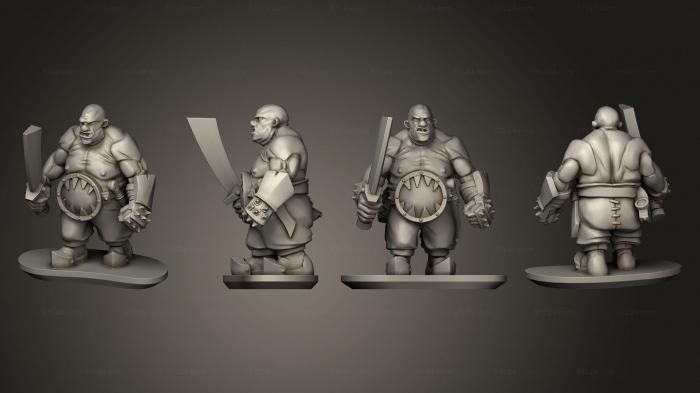 Military figurines (Ogre Ogr 2, STKW_10535) 3D models for cnc
