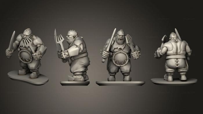 Military figurines (Ogre Ogr 3, STKW_10536) 3D models for cnc