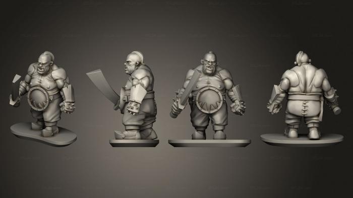 Military figurines (Ogre Ogr 4, STKW_10537) 3D models for cnc