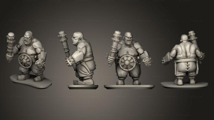 Military figurines (Ogre Ogr 7, STKW_10540) 3D models for cnc