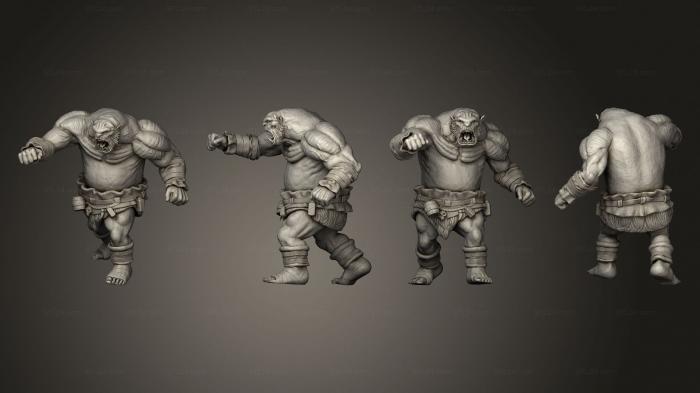Military figurines (Ogre Punching Large, STKW_10544) 3D models for cnc