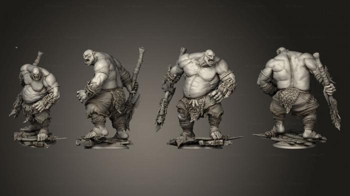 Military figurines (Ogre, STKW_10552) 3D models for cnc