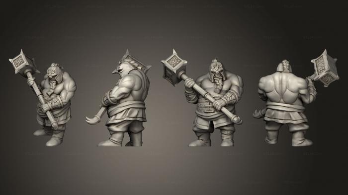 Military figurines (Ogre 02, STKW_10554) 3D models for cnc