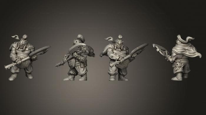 Military figurines (Ogre 03, STKW_10555) 3D models for cnc