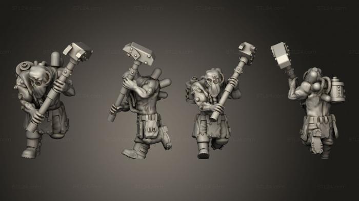 Military figurines (ogryn, STKW_10560) 3D models for cnc
