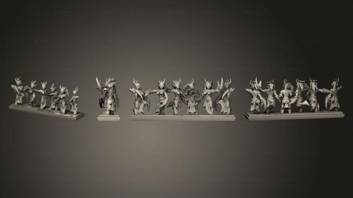 Military figurines (OLD Infantry EC Strip 02, STKW_10581) 3D models for cnc