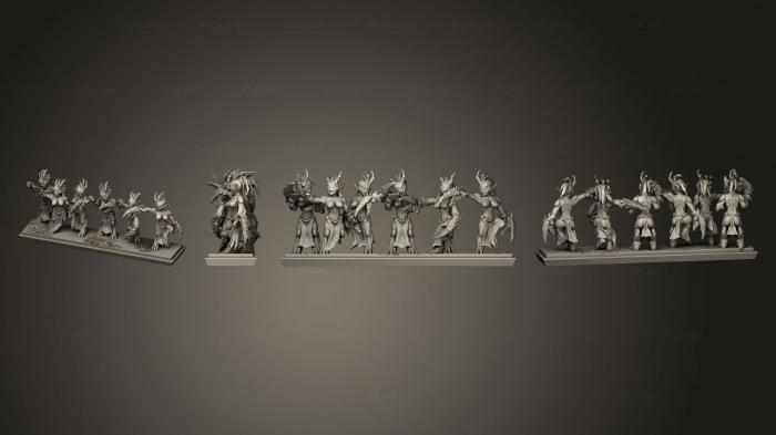 Military figurines (OLD Infantry EC Strip 05, STKW_10583) 3D models for cnc