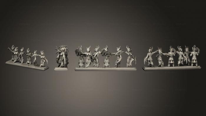 Military figurines (OLD Infantry EC Strip 06, STKW_10584) 3D models for cnc