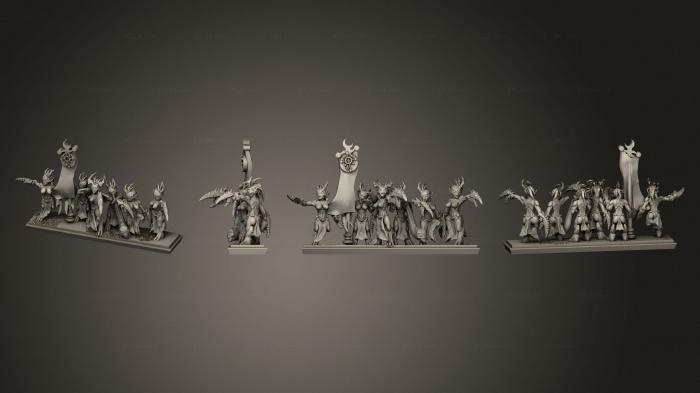 Military figurines (OLD Infantry EC Strip 07, STKW_10585) 3D models for cnc
