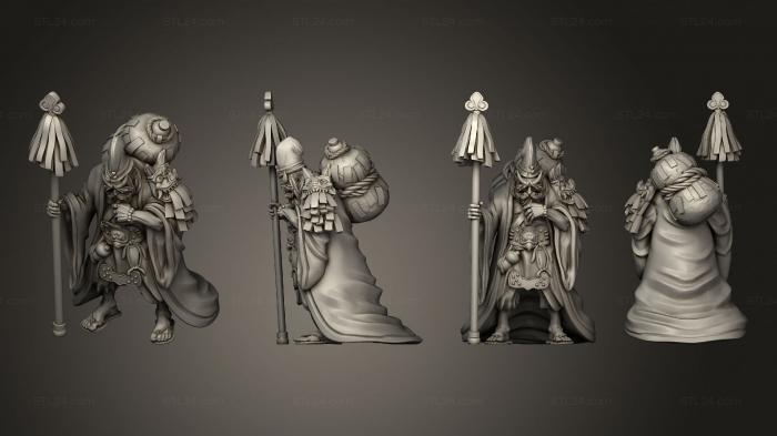 Military figurines (old warlock 02, STKW_10591) 3D models for cnc