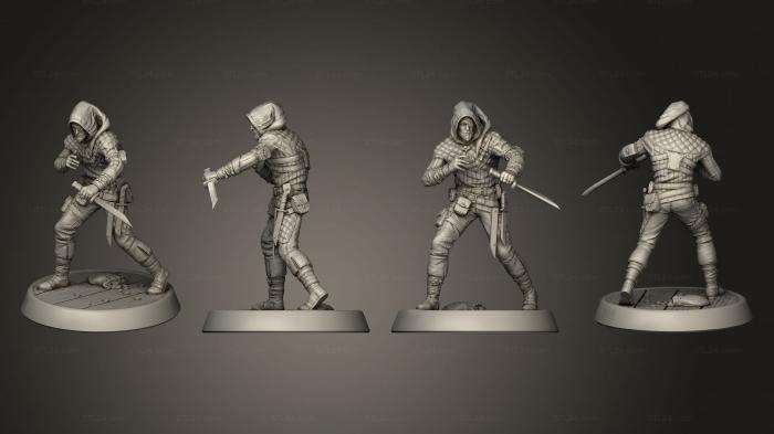 Military figurines (One Eyed Rogue No Supports, STKW_10594) 3D models for cnc