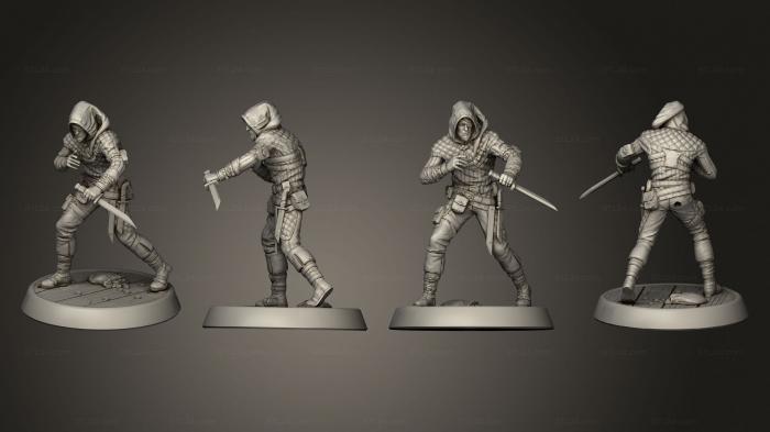 Military figurines (One Eyed Rogue, STKW_10595) 3D models for cnc