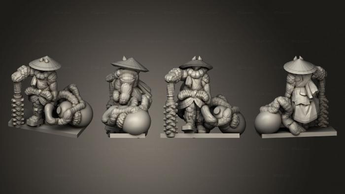 Military figurines (Oni 004, STKW_10602) 3D models for cnc