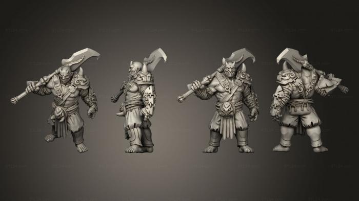 Military figurines (Oni, STKW_10612) 3D models for cnc