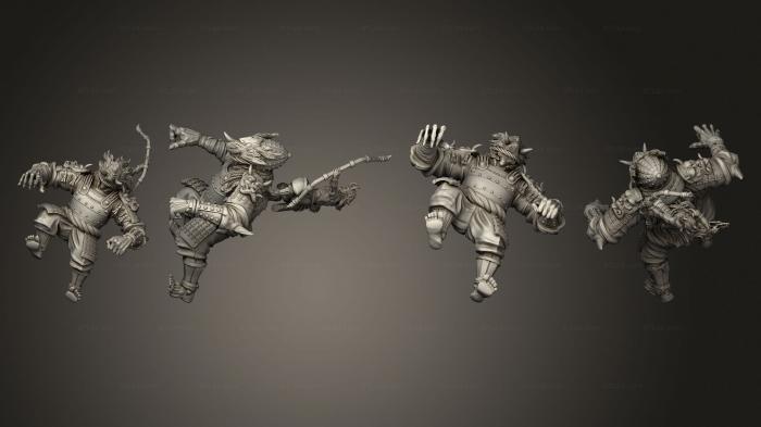 Military figurines (onigumo giant mount, STKW_10613) 3D models for cnc