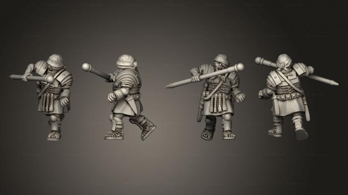 Military figurines (OPTIO A, STKW_10644) 3D models for cnc