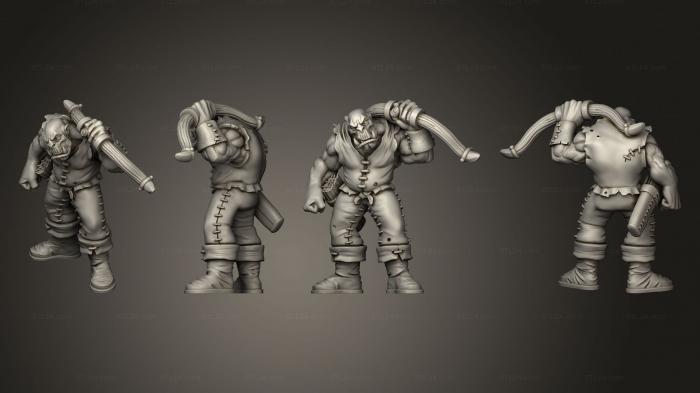 Military figurines (Orc archers Bow 3, STKW_10652) 3D models for cnc