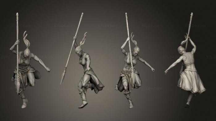 Military figurines (Orc assassin 08, STKW_10663) 3D models for cnc