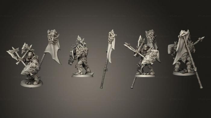 Military figurines (Orc C, STKW_10679) 3D models for cnc