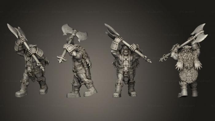 Military figurines (Orc Warg Tamer Attacking 2 Variations, STKW_10716) 3D models for cnc