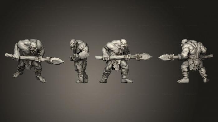 Military figurines (Orcs, STKW_10745) 3D models for cnc